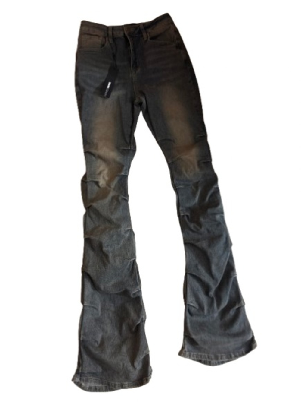 Fashion Nova Washed Flare Jeans